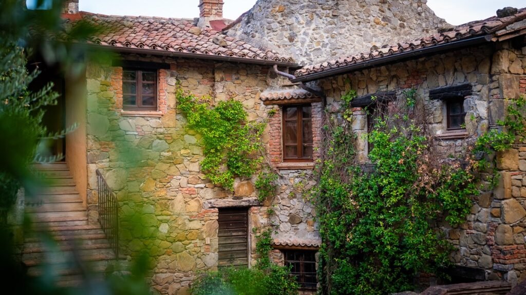 Case in pietra del borgo nell'appartamento La carta, Borgo Braila, Umbria
